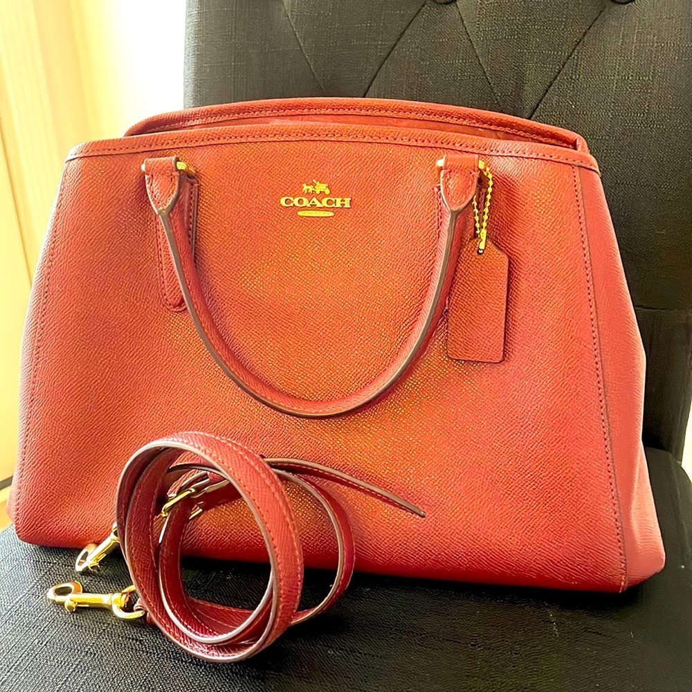 Coach bag, Cherry Red, great condition